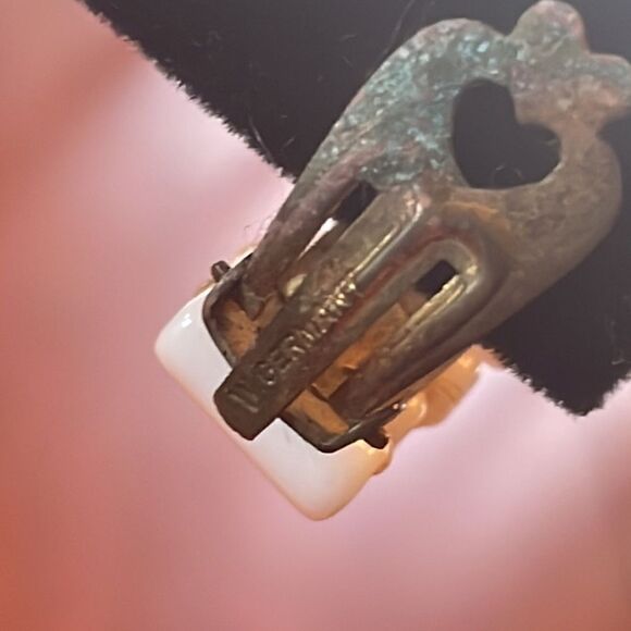 Vintage W. Germany Clip-On Earrings - Picture 4 of 7